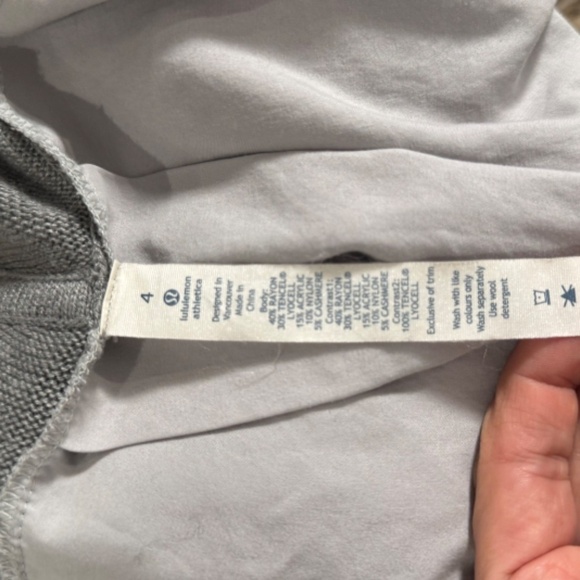 Lululemon gray cardigan - Picture 7 of 7